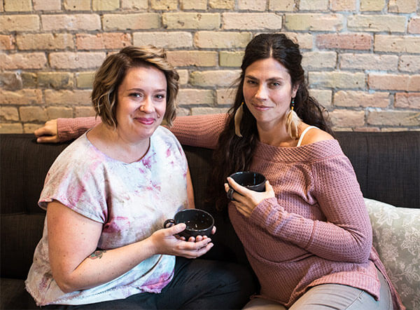 Amy Heilman and Sarah Auna