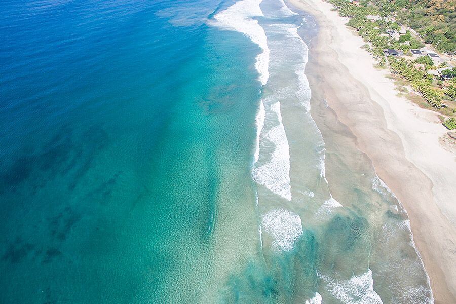 brilliant blue waves